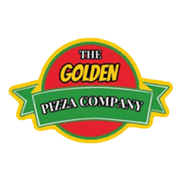 The Golden Pizza Company  Huntingdon logo.